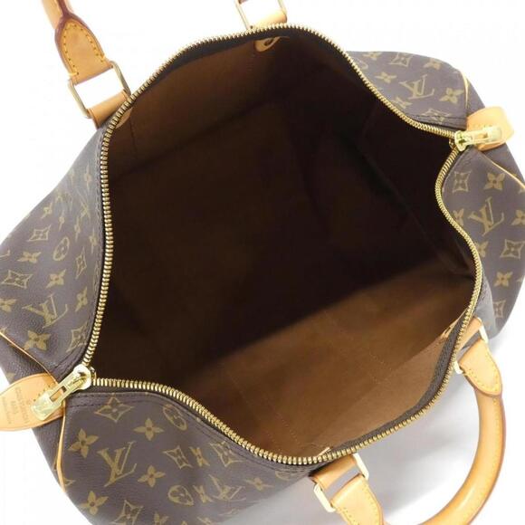 LOUIS VUITTON Authentic Brown Monogram Keepall 45 Boston Bag - Picture 6 of 7